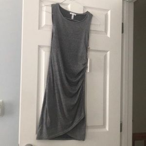 Leith ruched body-con sleeveless dress
